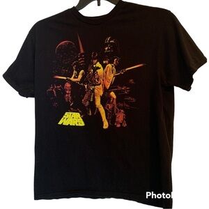 Short Sleeve Black Star Wars Boys T-shirt